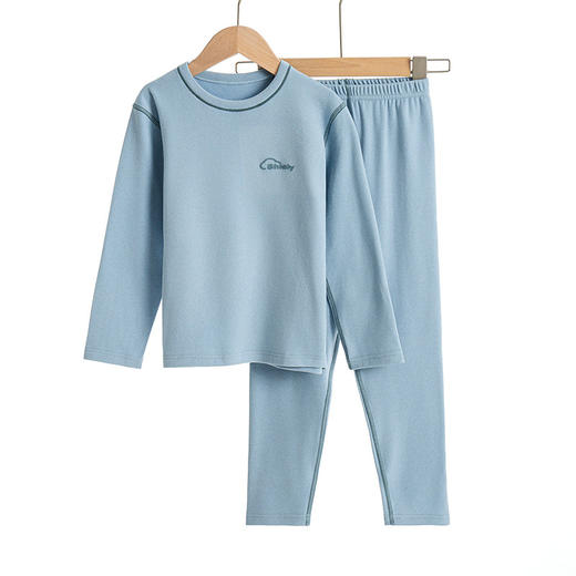 【10A抗菌❗️儿童羊绒蛋白保暖内衣套装】软糯舒适，保暖锁温，亲肤呵护，会呼吸的暖暖衣裤！打底秋衣秋裤男女童圆领家居服睡衣睡裤 商品图8