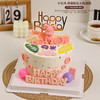 少女风-萌趣粉色小熊主题鲜果生日蛋糕，童趣满满（下单需备注数字）【惠州】 商品缩略图1