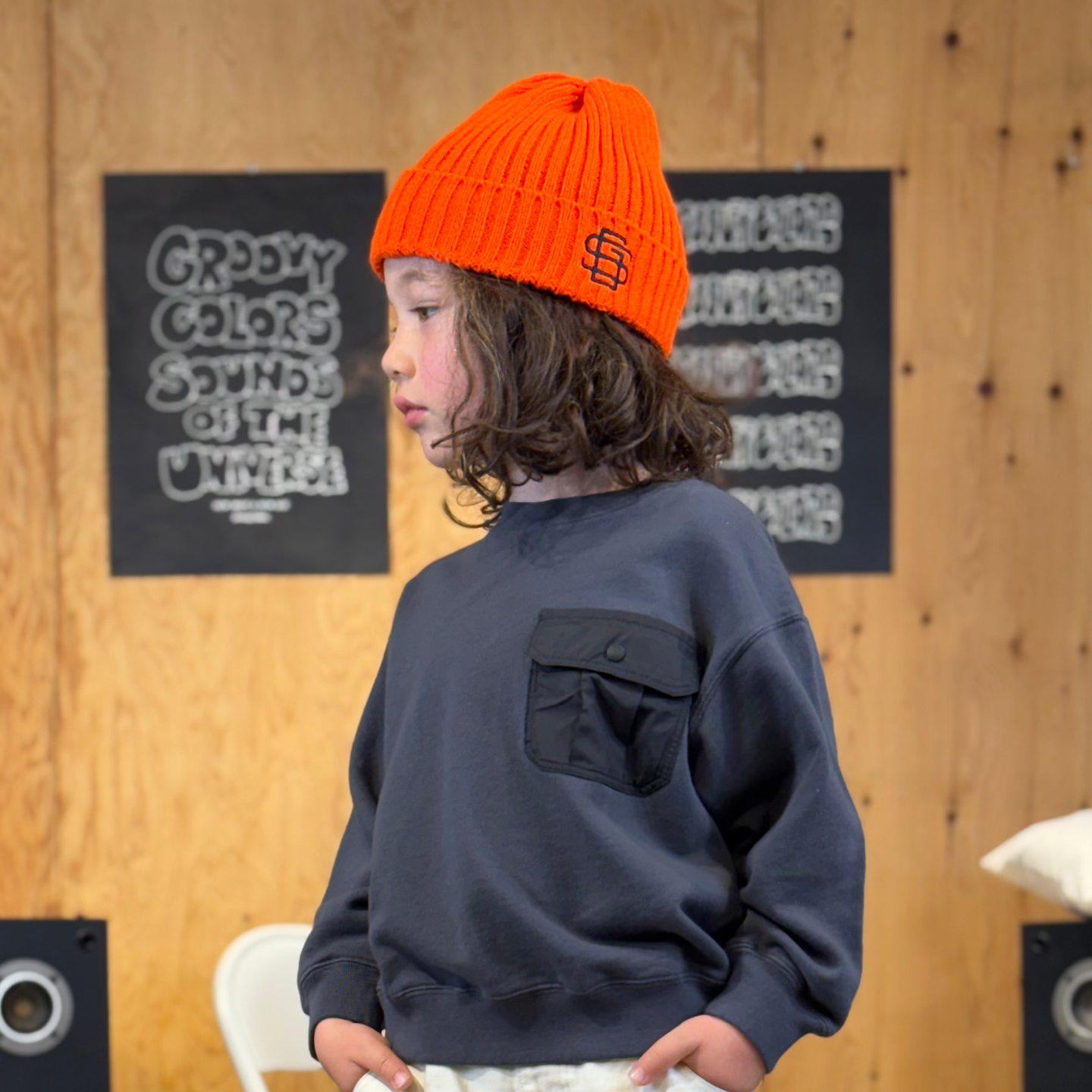 日本GC童装 Groovycolors 口袋运动衫卫衣