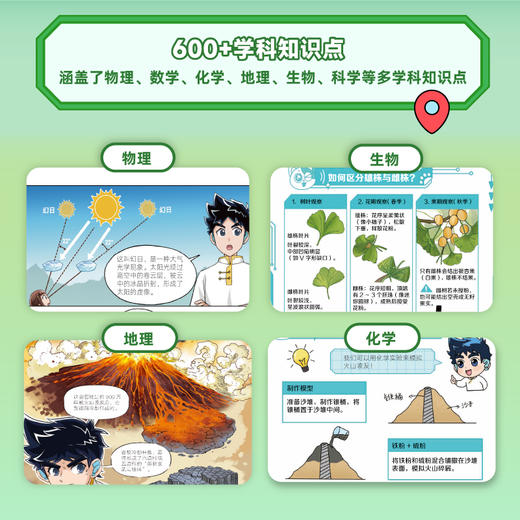 重磅上新！【1-12册】 米吴科学大冒险  五大知识板块 助力孩子掌握海量科学知识 商品图2