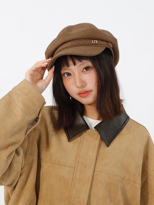 经典时尚基础硬檐八角帽鸭舌帽-纪念日百货门店同款165345488 商品图3