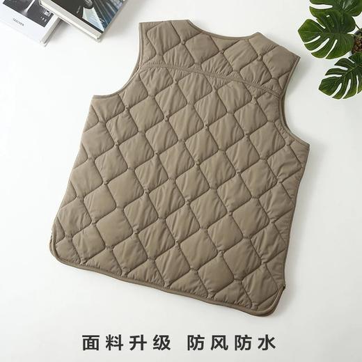 【叠穿法宝 100%羊毛夹层 防风防寒防泼】情侣款轻暖软糯内里羊毛马甲（男士W4079/女款W4078） 商品图14