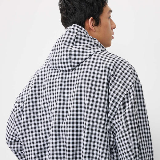 潮牌棋盘格连帽外套男休闲百搭秋季上新NP58TJ19 商品图2
