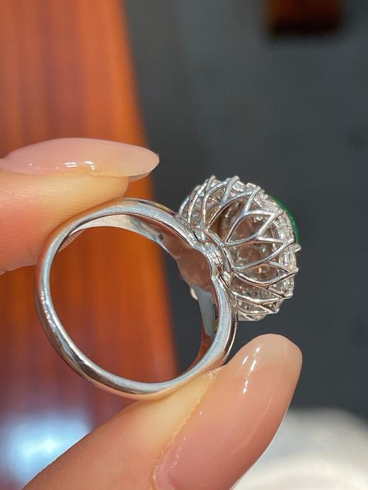 蛋面翡翠戒指 商品图2