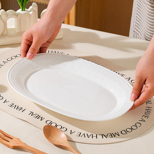 Trees&wind雕中古法盘釉下彩系列|餐桌C位就属它！可进微波/消毒柜/洗碗机 商品图4