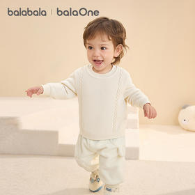 巴拉巴拉balaOne儿童毛衣男童女童羊毛衫2025新款冬装宝宝针织衫