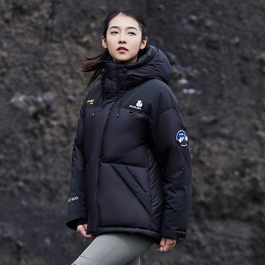 +【乐粉专属】900蓬鹅绒 SCALER思凯乐户外羽绒服男女短款冬季加厚防风保暖F6113515/F6103515 商品图0