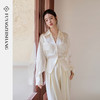 FUYAO扶摇 醋酸缎面衬衣女2025秋法式高级感白衬衫设计感小众上衣 商品缩略图1