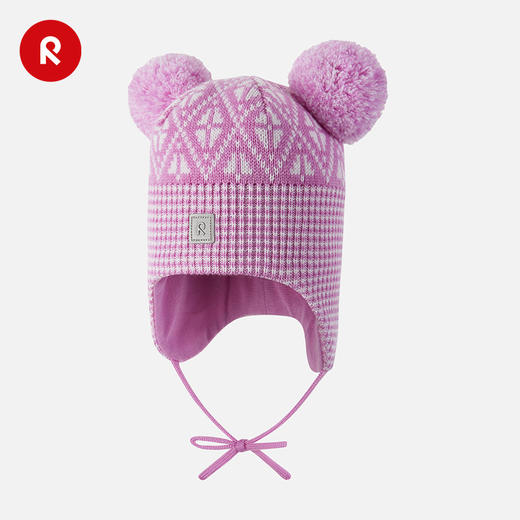 芬兰reima2025秋冬新款男女中小儿童羊毛保暖舒适运动花色针织帽 商品图1