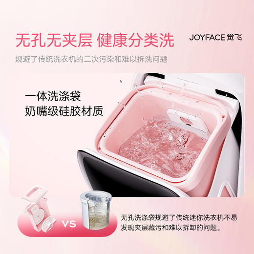 【迷你洗衣机天花板】觉飞心愿2Mini内衣裤洗烘一体全自动迷你小型洗衣机 商品图3
