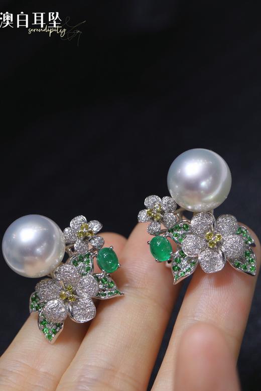 12-13mm澳白耳钉 商品图1