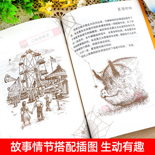 夏洛的网(2020版）“美国伟大的十部儿童文学名著”之首 商品图4