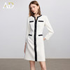 AD法式小资连衣裙女秋季2025新款黑白撞色西装裙极简高级感穿搭 商品缩略图0