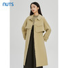 NUTS商场同款秋冬季高级感气质长款宽松双面毛呢外套女241156184B 商品缩略图0