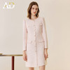 AD法式小香风圆领连衣裙女2025新款气质优雅通勤裙职场面试工作服 商品缩略图2