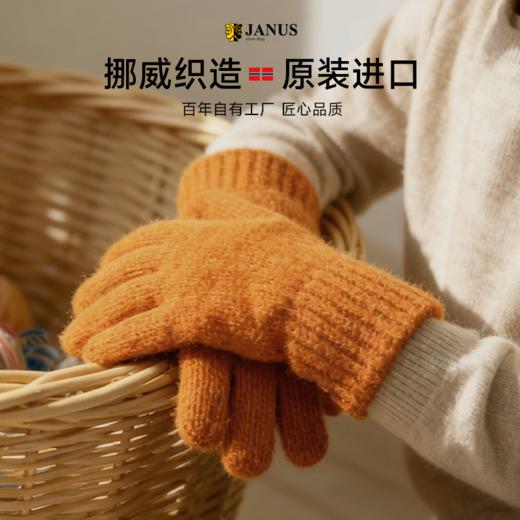【2025新色】JANUS儿童羊毛五指/连指手套 商品图4