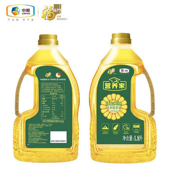 营养家 食用油 非转基因压榨一级活粒鲜胚玉米胚芽油1.8L中粮出品 /粮油调味 /食用油 /玉米油 商品图7