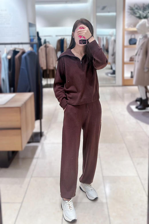 【高品质私服】【IC粗纺羊毛绒拉链针织衫】周二（10.14）上午10点开始 通勤假日都好穿，清雅脱俗 上身显得很干净休闲随性G1193【无标出货 介意慎拍】 商品图4