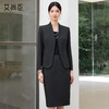 艾尚臣2025新款高级感时尚气质黑灰色西装酒店经理修身显瘦两件套 商品缩略图0