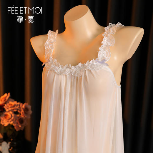 【情趣内衣】霏慕 温柔心动法式宫廷睡裙5007 商品图6