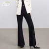 AD黑色西装裤女2025新款春秋高腰显瘦职业装气质高级感阔腿裤长裤 商品缩略图3