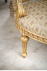 【已售】独角鹿西洋古董 19世纪法国出品路易十六风格木鎏金装饰花卉缎面靠背沙发 商品缩略图5
