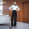 AD高腰显瘦爆款阔腿裤女2025年秋季新款大翻领衬衫两件套职场面试 商品缩略图3