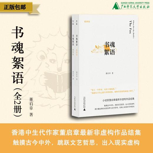 书魂絮语（全2册）董启章/著 香港  非虚构  读书  夏目漱石  契诃夫  康德  攻壳机动队  文学  文化 广西师范大学出版社 商品图0