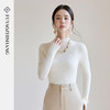 FUYAO扶摇 法式纯羊绒针织衫女新款半高领内搭上衣设计感打底衫冬 商品缩略图3