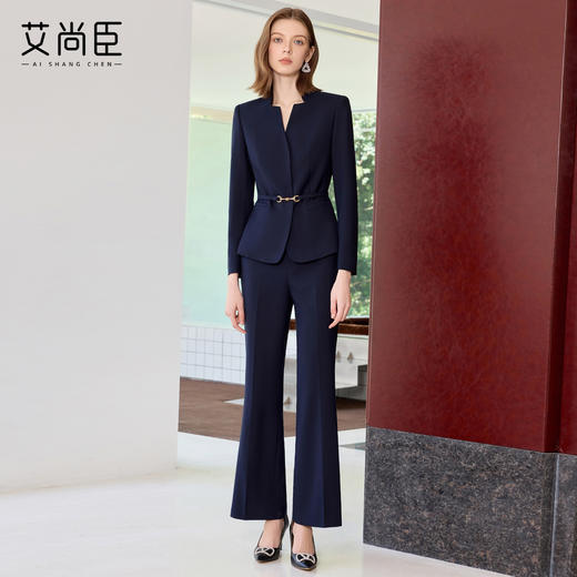 艾尚臣西装套装女时尚秋季气质通勤西服正装小众设计感优雅工作服 商品图3