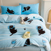 多喜爱 暖暖绒保暖三/四件套海盐喵酱/甜心兔宝/薄荷汪仔hl【高克重暖绒】【6.8度升温】【双面加厚】萌趣卡通 防静电 三款可选 拉链设计 商品缩略图10