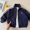 【秋冬儿童棒球服】洋气宝宝潮牌夹克 韩版潮儿童纯色开衫外套 商品缩略图7
