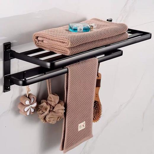 秒杀款：黑色加厚折叠浴中架 商品图0