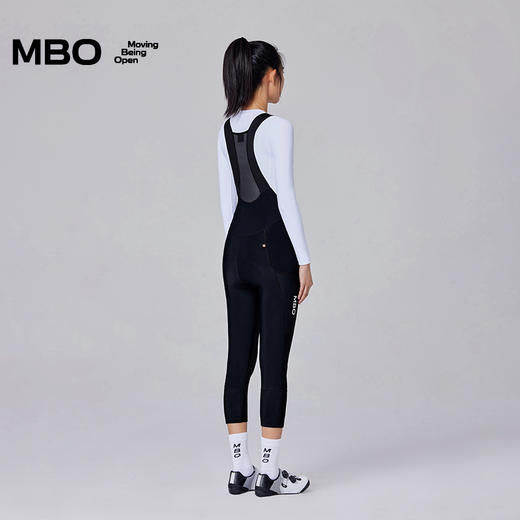 MBO LightWarm™女子秋冬储物抓绒背带骑行七分裤 双箭头 T177C  (经销商专拍链接，非经销商拍单不发货) 商品图2