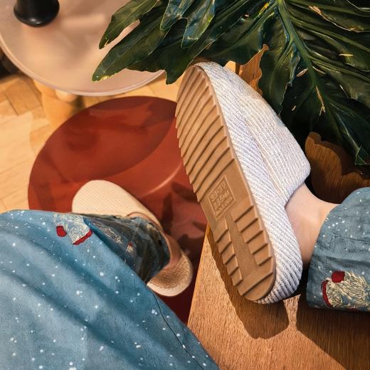 [屁侠推荐]良尖 男女同款棉麻拖鞋 半拖/全拖 天然棉麻新料 10A抗jun 四季可穿不闷脚 4层120D高弹海绵鞋底贴合足弓 TPR防滑大底  商品图0