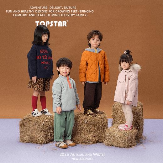 【云优选】TOPSTAR儿童棉鞋宝宝加绒鞋男童防泼水女童保暖加厚冬鞋 商品图4