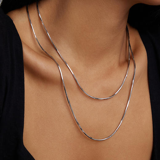 【王天辰&侯佩岑&沈梦辰&刘孜&刘忻&刘恋&王悦伊同款】Garden of Eden 伊甸园系列 | 银色藤蔓蛇骨长链 商品图6