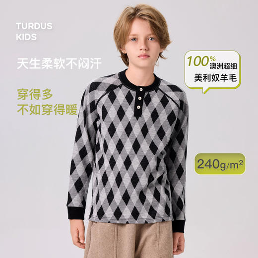 【儿童提花圆领衫】Turdus 新款儿童提花圆领衫 商品图1