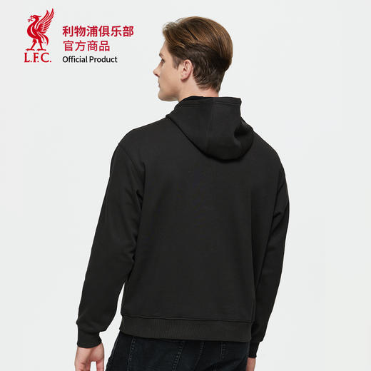 【官方正版】利物浦俱乐部 | 涂鸦黑色帽衫秋冬款连帽卫衣 商品图2
