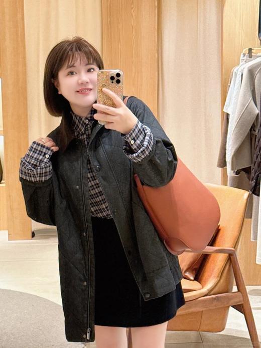 【高品质私服】【IC菱形格棉弹牛仔大衣棉服】周二（10.14）上午10点开始 阔型外套穿着舒适 不受拘束 穿着舒适G1575【无标出货 介意慎拍】 商品图11