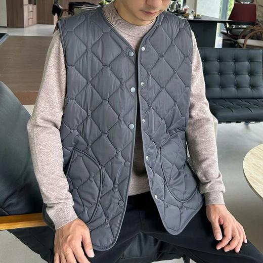 【叠穿法宝 100%羊毛夹层 防风防寒防泼】情侣款轻暖软糯内里羊毛马甲（男士W4079/女款W4078） 商品图2