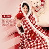【积分兑换】奇趣乐园系列摩卡红格睡衣魔法学院风毛绒保暖秋冬家居服女 商品缩略图0