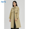 NUTS商场同款秋冬季高级感气质长款宽松双面毛呢外套女241156184B 商品缩略图1