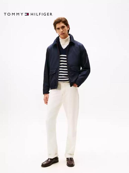 TOMMY 外套男  MW40620-XIH 深酒红色/藏青色. 商品图1