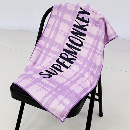 SUPERMONKEY运动毛巾紫色 商品图2