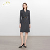 AD灰色羊毛西装连衣裙气质女神范高端职业装西服裙子总裁工作服 商品缩略图0