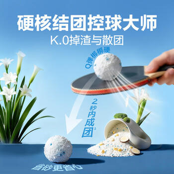 网易严选木薯猫砂不沾底强吸水易结团高分子除臭植物砂 2.5kg 商品图1