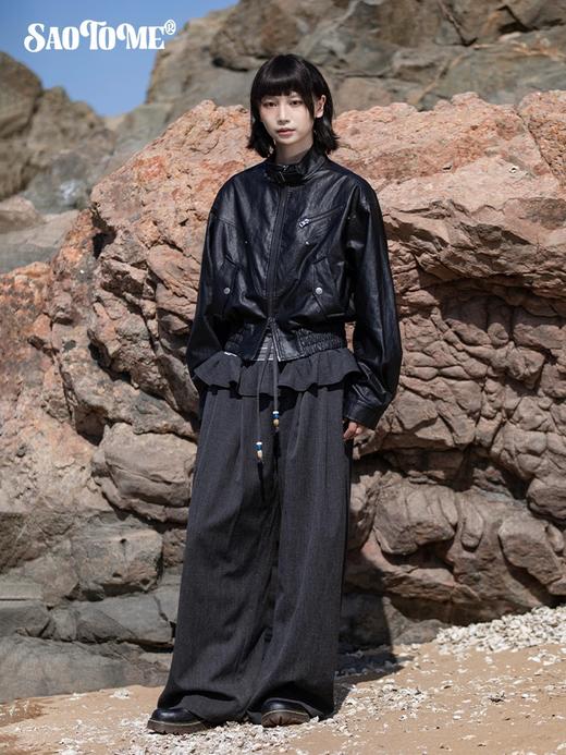 早乙女惠子saotome/STMWT13253/短款皮夹克 商品图2