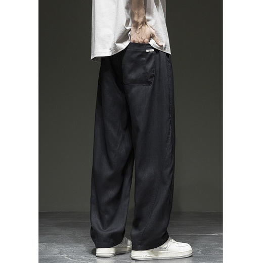 裁缝学苑MS12潮流百搭亚麻休闲裤纸样男士宽松直筒裤子打版裁剪样板 商品图1