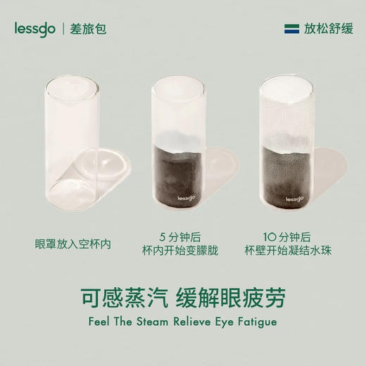 lessgo蒸汽眼罩10片/盒 缓解疲劳助眠蒸汽罩 商品图2